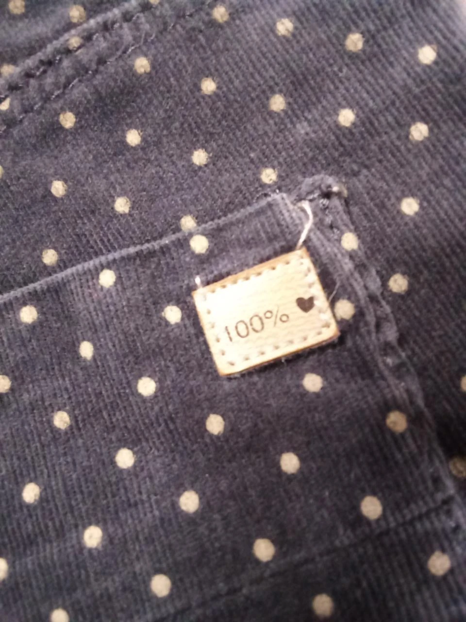 Pantalón gris con lunares beige Zara 18-24 meses – photo 3